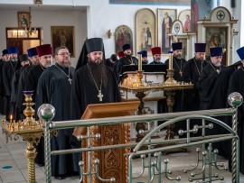 Общая исповедь духовенства Костанайской и Рудненской епархии