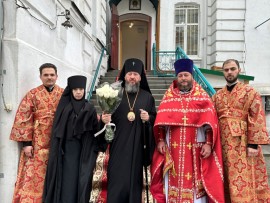 Архипастырский визит в город Семипалатинск. Божественная Литургия в Знаменско-Абалацком женском монастыре