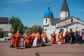 Престольный праздник в Иоанно-Богословском кафедральном соборе города Рудного