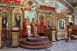 АРХИЕРЕЙСКОЕ СЛУЖЕНИЕ НА 4-Й СЕДМИЦЕ ПО ПАСХЕ