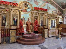 АРХИЕРЕЙСКОЕ СЛУЖЕНИЕ НА 4-Й СЕДМИЦЕ ПО ПАСХЕ
