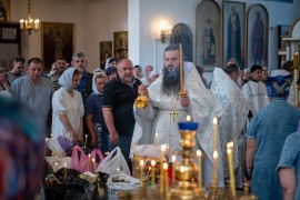 Троицкая родительская суббота. Божественная литургия в главном храме Епархии Костанай