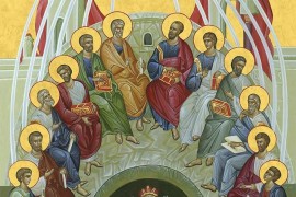 В день Святого Духа Высокопреосвященнейший архиепископ Серапион совершил Литургию в кафедральном соборе Воскресения Христова г. Кокшетау