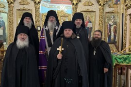 МОНАШЕСКИЙ ПОСТРИГ В СВЯТО-НИКОЛЬСКОМ КАФЕДРАЛЬНОМ СОБОРЕ Г. ШЫМКЕНТА