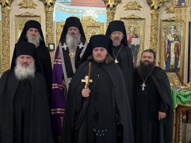 МОНАШЕСКИЙ ПОСТРИГ В СВЯТО-НИКОЛЬСКОМ КАФЕДРАЛЬНОМ СОБОРЕ Г. ШЫМКЕНТА