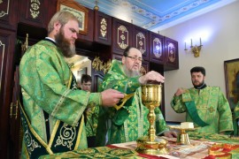 День Святого Духа в храме священномученика Мефодия Петропавловского