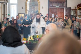 Секретарь Костанайской епархии совершил отпевание известного художника Георгия Сокова