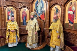 Божественная Литургия в день памяти святого равноапостольного князя Владимира