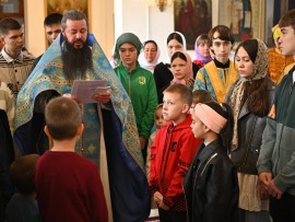 В храмах Костанайской епархии был совершен молебен на начало нового учебного года