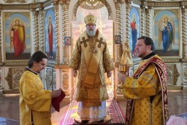 Малый престольный праздник молитвенно отметили в главном храме Актобе