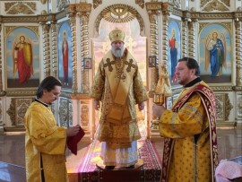 Малый престольный праздник молитвенно отметили в главном храме Актобе