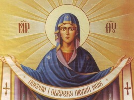 В праздник Покрова Пресвятой Богородицы Высокопреосвященный архиепископ Серапион совершил Литургию в храме священномученика Елевферия Римского города Степногорска