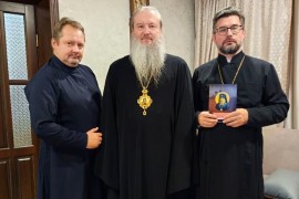 Делегация Санкт-Петербургской Митрополии посетила Лисью балку — место упокоения новомучеников Чимкентских