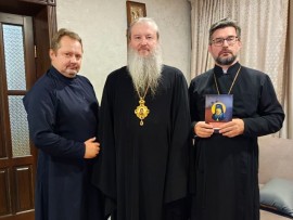 Делегация Санкт-Петербургской Митрополии посетила Лисью балку — место упокоения новомучеников Чимкентских