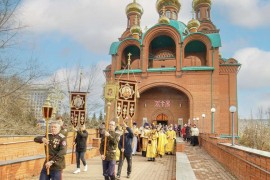 В Павлодаре отпраздновали 25-летие освящения и открытия Благовещенского кафедрального собора
