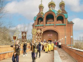 В Павлодаре отпраздновали 25-летие освящения и открытия Благовещенского кафедрального собора