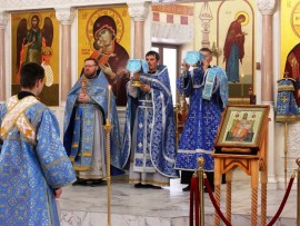 Архиерейское служение в праздник Введения (Вход) во Храм Пресвятой Владычицы нашей Богородицы и Приснодевы Марии