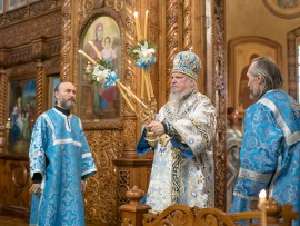 Престольный праздник в Введенском кафедральном соборе города Караганды