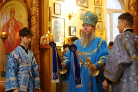 Праздник Введения во храм Божией Матери отметили в главном храме Северного Казахстана