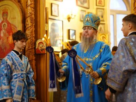 Праздник Введения во храм Божией Матери отметили в главном храме Северного Казахстана