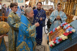 Служение епископа Каскеленского Геннадия в праздник Введения во храм Пресвятой Богородицы