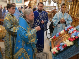 Служение епископа Каскеленского Геннадия в праздник Введения во храм Пресвятой Богородицы