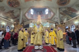 Престольный праздник Свято-Никольского кафедрального собора г. Шымкента