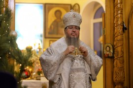 Рождественская вечерня в кафедральном соборе