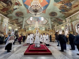 Архиерейское служение в неделю 31-ю по Пятидесятнице, по Богоявлении