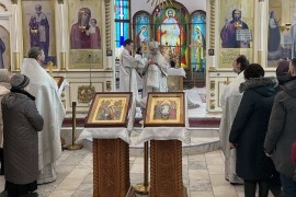 В Неделю по Богоявлении архиепископ Варнава совершил Литургию в Благовещенском кафедральном соборе Павлодара