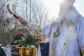 В праздник Крещения Господа Бога и Спаса нашего Иисуса Христа епископ Игнатий совершил Божественную литургию на подворье Актюбинской и Кызылординской епархии