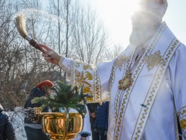 В праздник Крещения Господа Бога и Спаса нашего Иисуса Христа епископ Игнатий совершил Божественную литургию на подворье Актюбинской и Кызылординской епархии