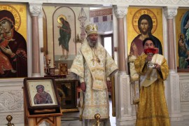 Литургию в праздник Собора вселенских учителей и святителей Василия Великого, Григория Богослова и Иоанна Златоустого Преосвященнейший Вениамин, епископ Талгарский совершил в кафедральном соборе Воскресения Христова г. Кокшетау