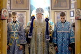 Архиерейское служение в Праздник Сретения Господня