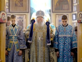 Архиерейское служение в Праздник Сретения Господня