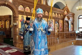 Праздничная Божественная Литургия в день Сретения Господня