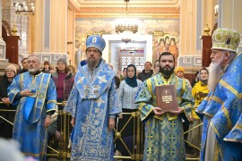 Служение епископа Каскеленского Геннадия на праздник Сретения Господня