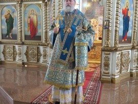 В Актобе была совершена Литургия в празднование Иверской иконы Божией Матери