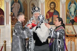Преосвященнейший Епископ Вениамин совершил первую в наступившей святой Четыредесятнице Литургию Преждеосвященных Даров