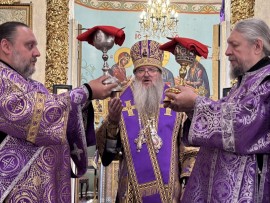 Неделя 2-я Великого поста. Божественная Литургия архиерейским чином