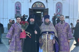 Во второе воскресение Великого поста Управляющий Усть-Каменогорской и Семипалатинской епархией возглавил служение Божественной Литургии в Воскресенском кафедральном соборе