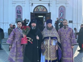 Во второе воскресение Великого поста Управляющий Усть-Каменогорской и Семипалатинской епархией возглавил служение Божественной Литургии в Воскресенском кафедральном соборе