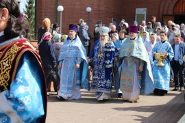 Престольный праздник отметили в градопавлодарском Благовещенском кафедральном соборе