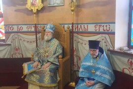 В праздник Благовещения Пресвятой Богородицы в Никольском соборе Актюбинска состоялась торжественная Литургия