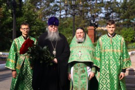 Архиерейское служение в праздник Святой Троицы