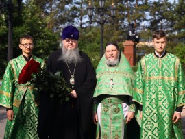 Архиерейское служение в праздник Святой Троицы