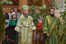 Служение епископа Геннадия в праздник Пресвятой Троицы