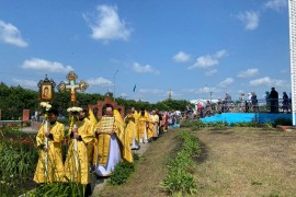 Престольный день во Всехсвятском храме п. Сарыколь