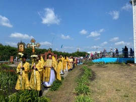 Престольный день во Всехсвятском храме п. Сарыколь