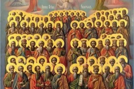 Архиерейское служение в престольный праздник храма в честь Всех Святых